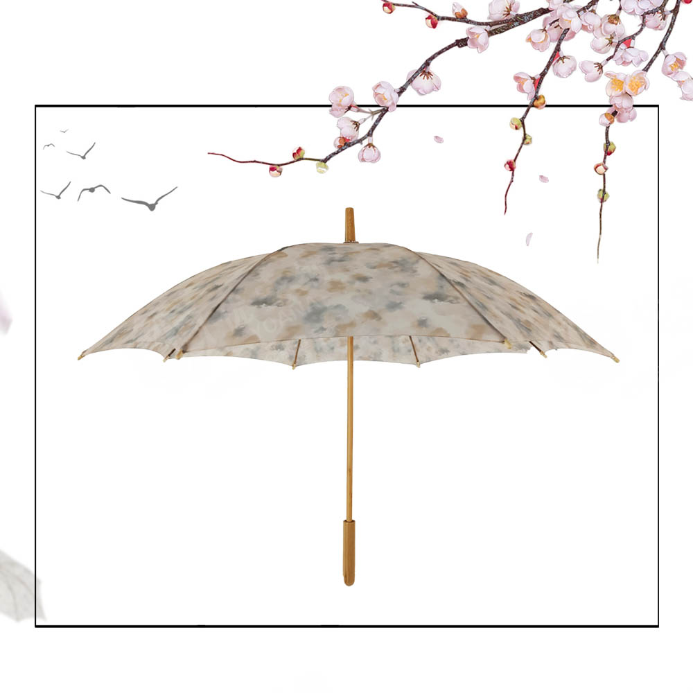 直骨复古晴雨伞
