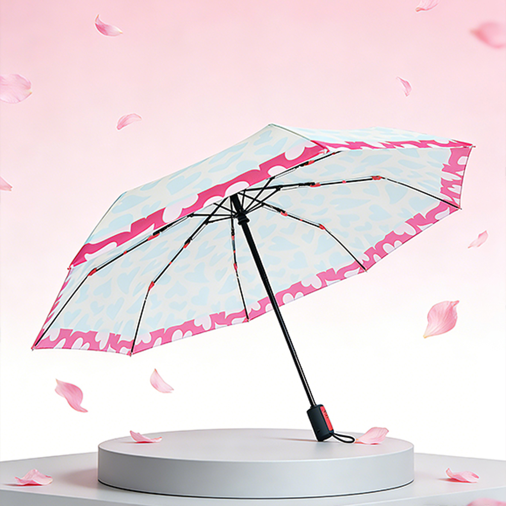 轻彩随行三折伞